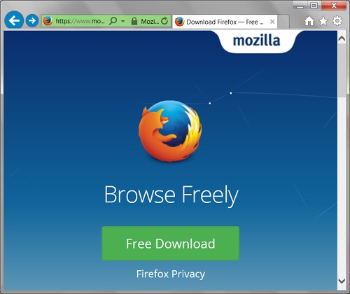 Mozilla Firefox 50.1 Download Page