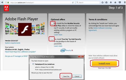 Download Adobe Flash Player 25 for Firefox