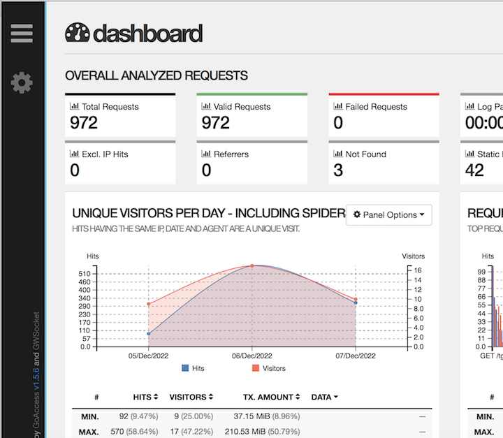 GoAccess HTML Report