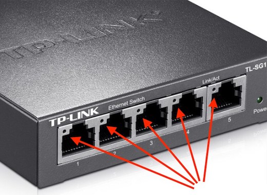RJ45 Socket with Single LED