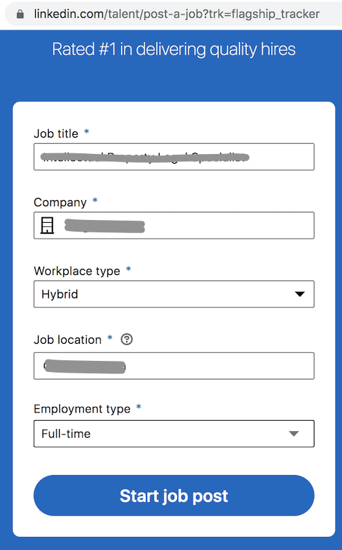 Post Job for Free on LinkedIn