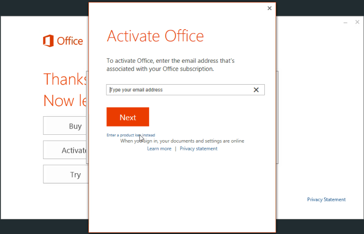 Activate Microsoft Office on Local Computer
