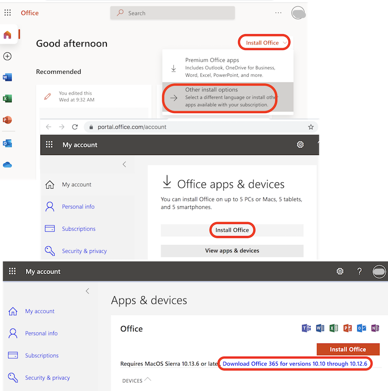 Download Microsoft Office Older Version for Mac