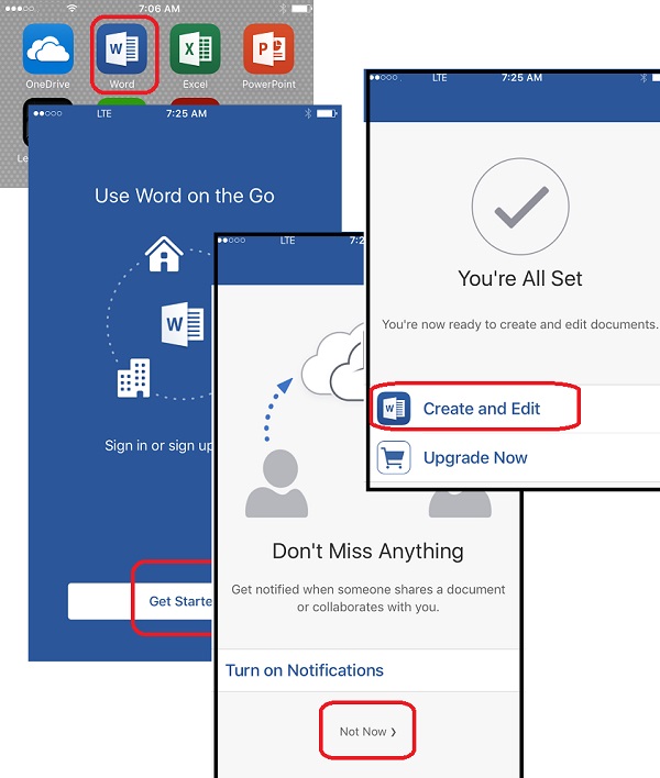 Get Started with Word for iPhone