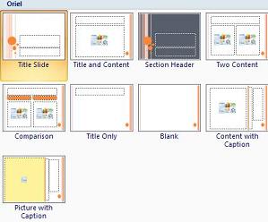 PowerPoint Layouts