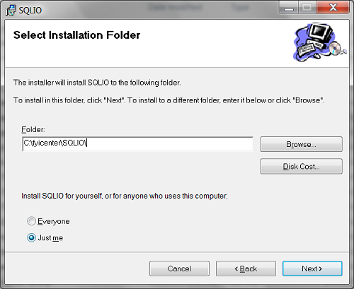 Download and Install SQLIO