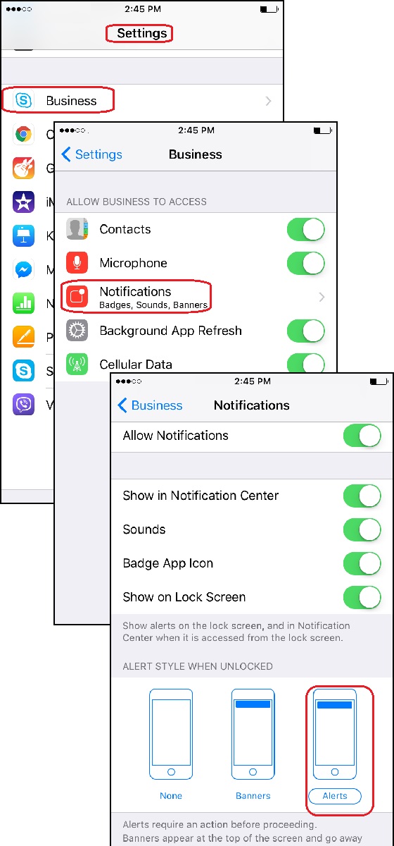Send Out Log Files from Skype for Business on iPhone